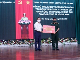 TP Hồ Chí Minh hỗ trợ, khen thưởng Bệnh viện quân y 120